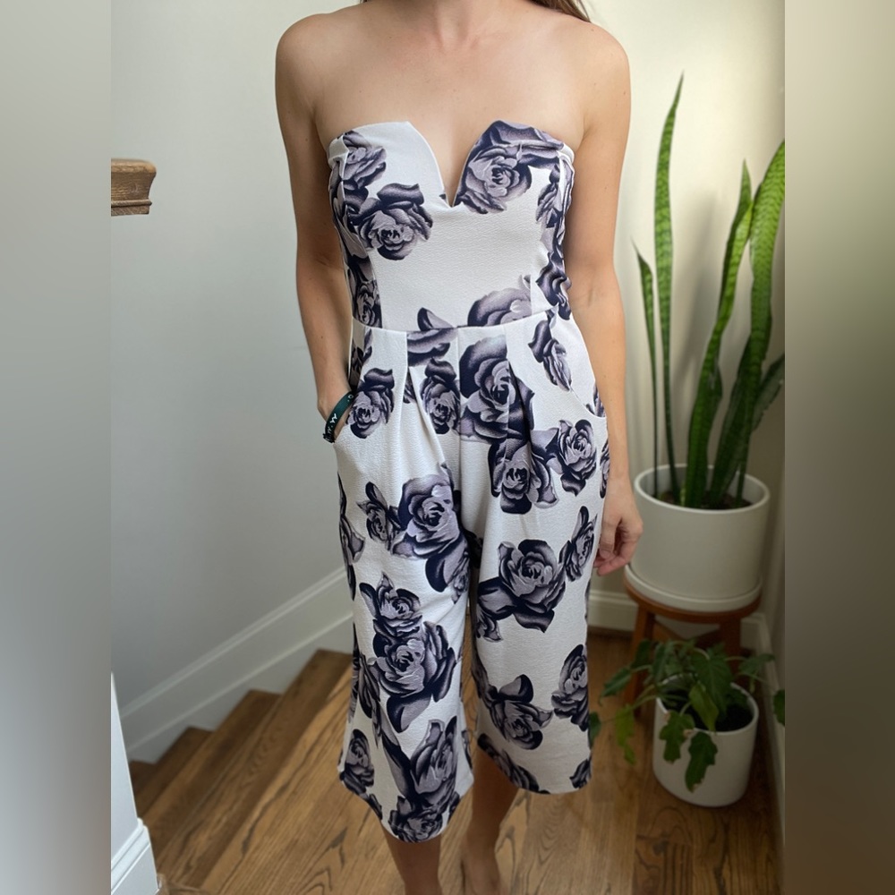 Strapless jumpsuit